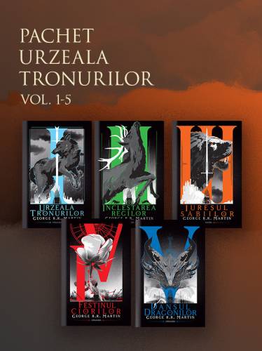 Pachet Urzeala Tronurilor 1-5 (ed 2020)